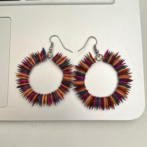 Colorful Hoop Earrings